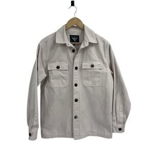 Houston White X Target Baby Pink Cotton Twill Button Down Shirt Shacket Small